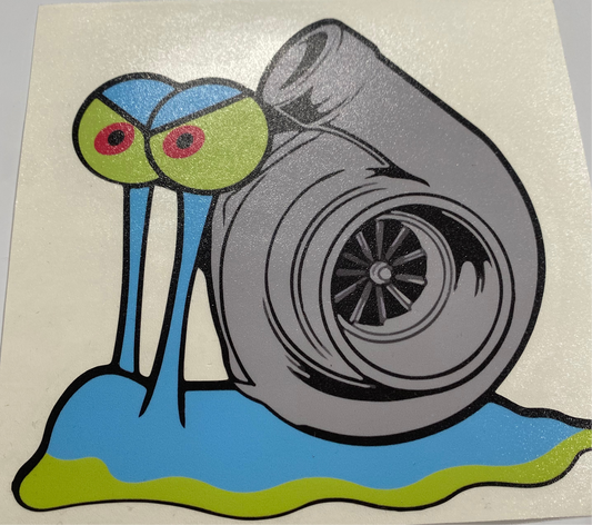 BOOSTED GARY - Spongebob Decal