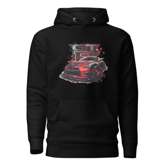 Nissan GTR R35 Abstract Art - Unisex Hoodie